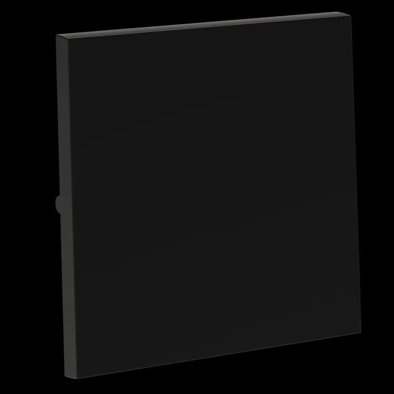 Клавиша для выключателя/переключателя одноклавишного, S70 (черный матовый)