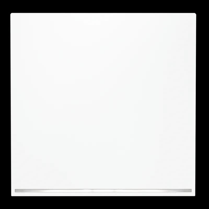 Клавиша для выключателя/переключателя одноклавишного с подсветкой, S70 (белый матовый)