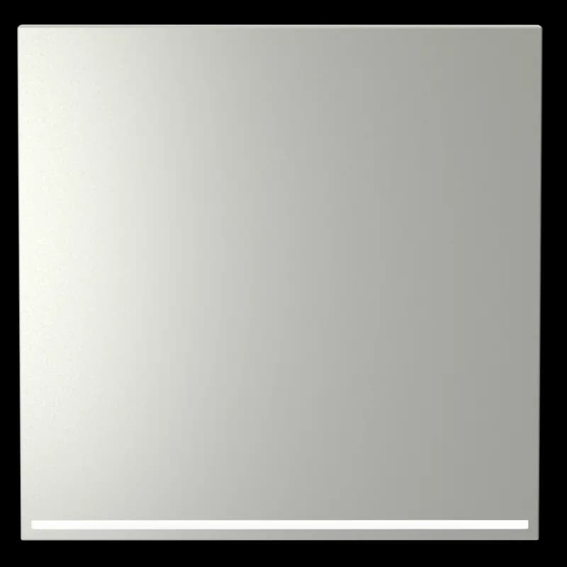 Клавиша для выключателя/переключателя одноклавишного с подсветкой, S70 (сталь)