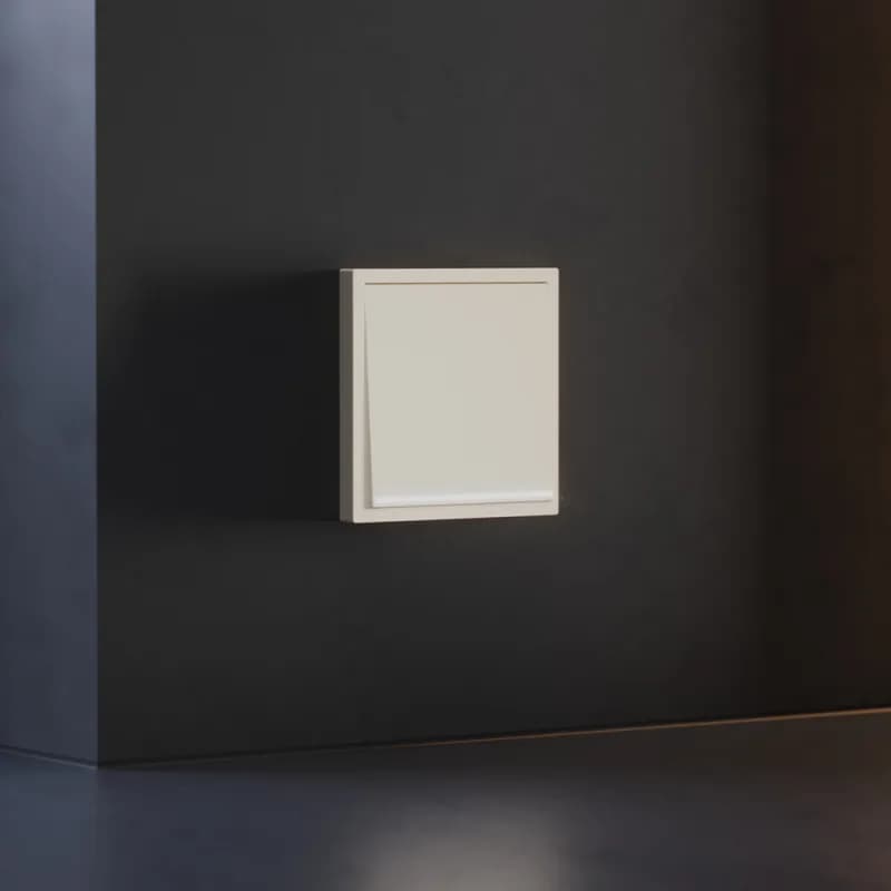 Клавиша для выключателя/переключателя одноклавишного с подсветкой, S70 (хлопок)