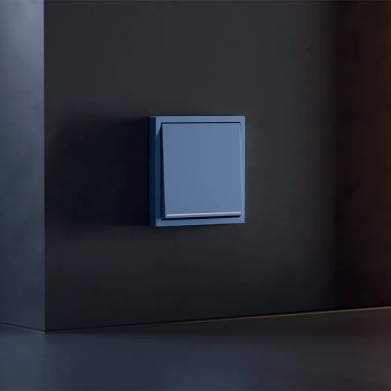 Клавиша для выключателя/переключателя одноклавишного с подсветкой, S70 (деним)