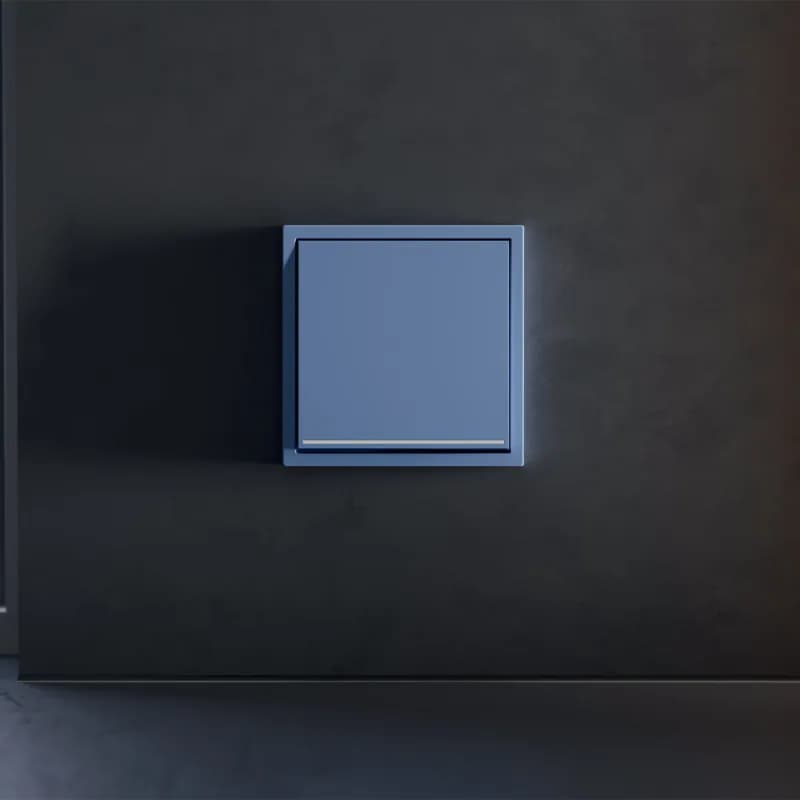 Клавиша для выключателя/переключателя одноклавишного с подсветкой, S70 (деним)