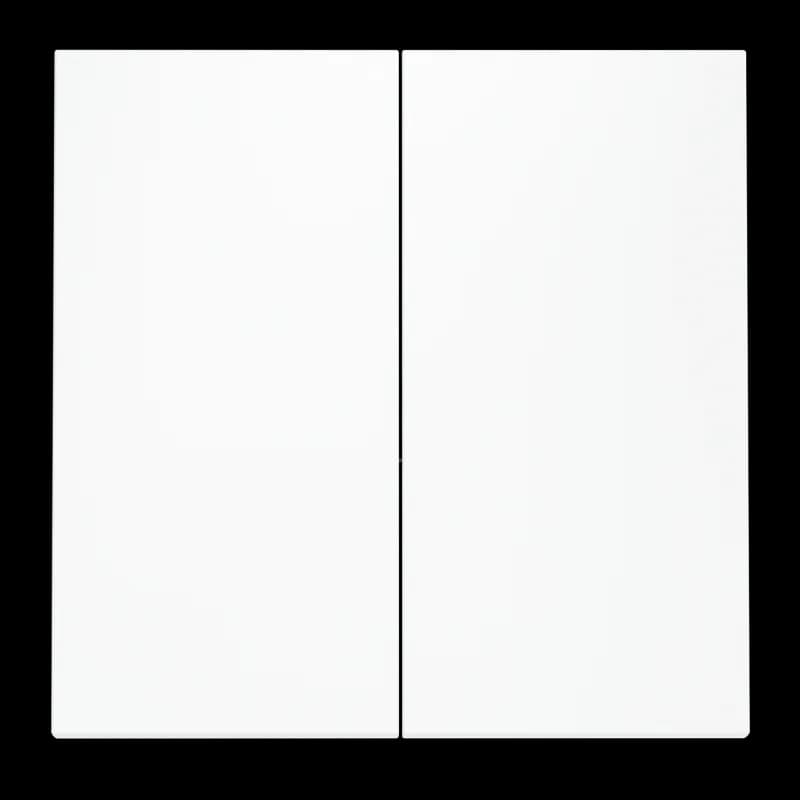 Клавиши для выключателя/переключателя двухклавишного, S70 (белый матовый)