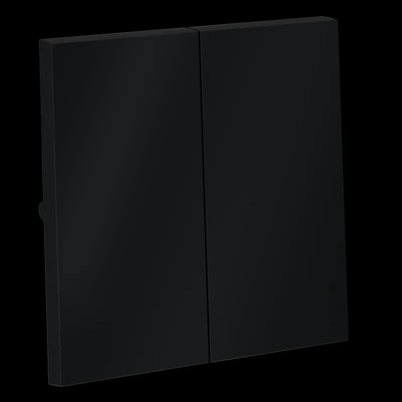 Клавиши для выключателя/переключателя двухклавишного, S70 (графит)