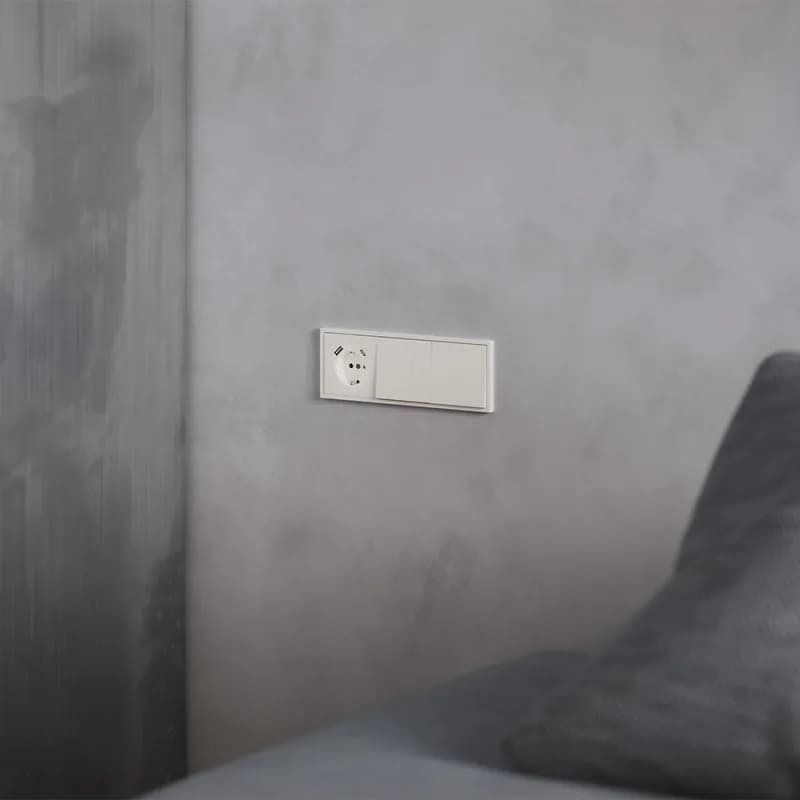 Клавиши для выключателя/переключателя двухклавишного, S70 (хлопок)