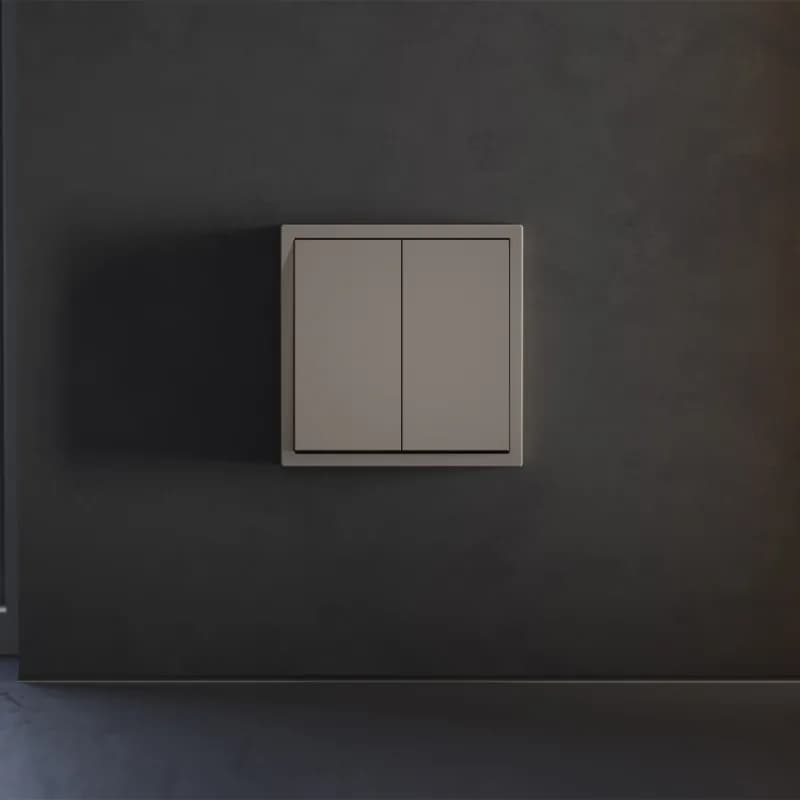 Клавиши для выключателя/переключателя двухклавишного, S70 (капучино)