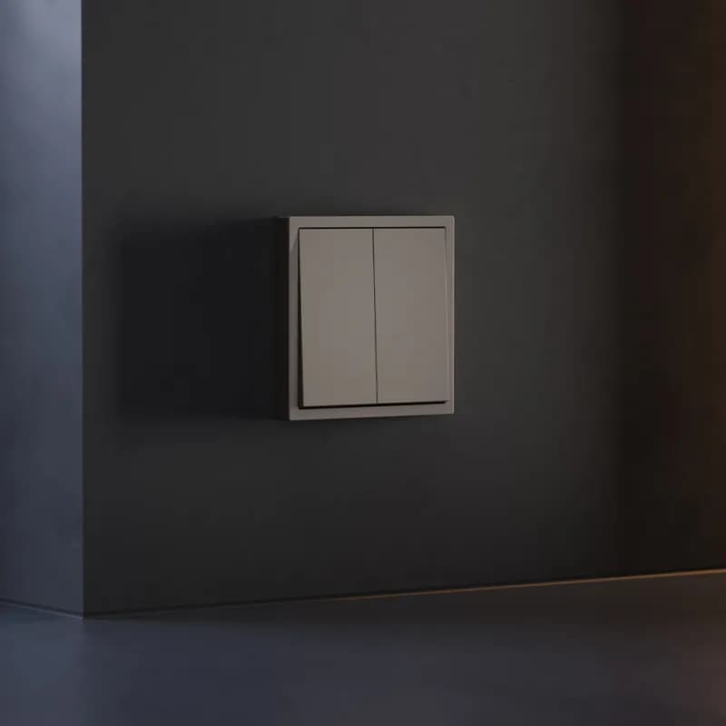 Клавиши для выключателя/переключателя двухклавишного, S70 (капучино)