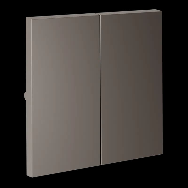 Клавиши для выключателя/переключателя двухклавишного, S70 (капучино)