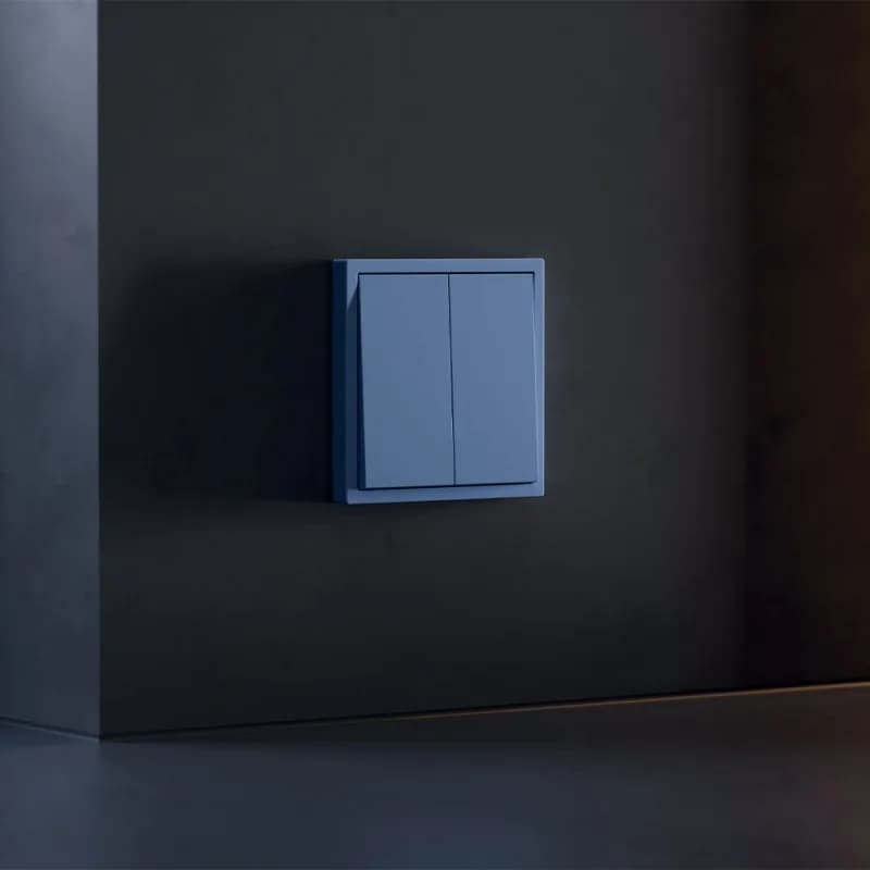 Клавиши для выключателя/переключателя двухклавишного, S70 (деним)