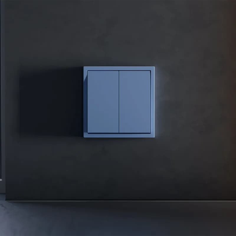 Клавиши для выключателя/переключателя двухклавишного, S70 (деним)