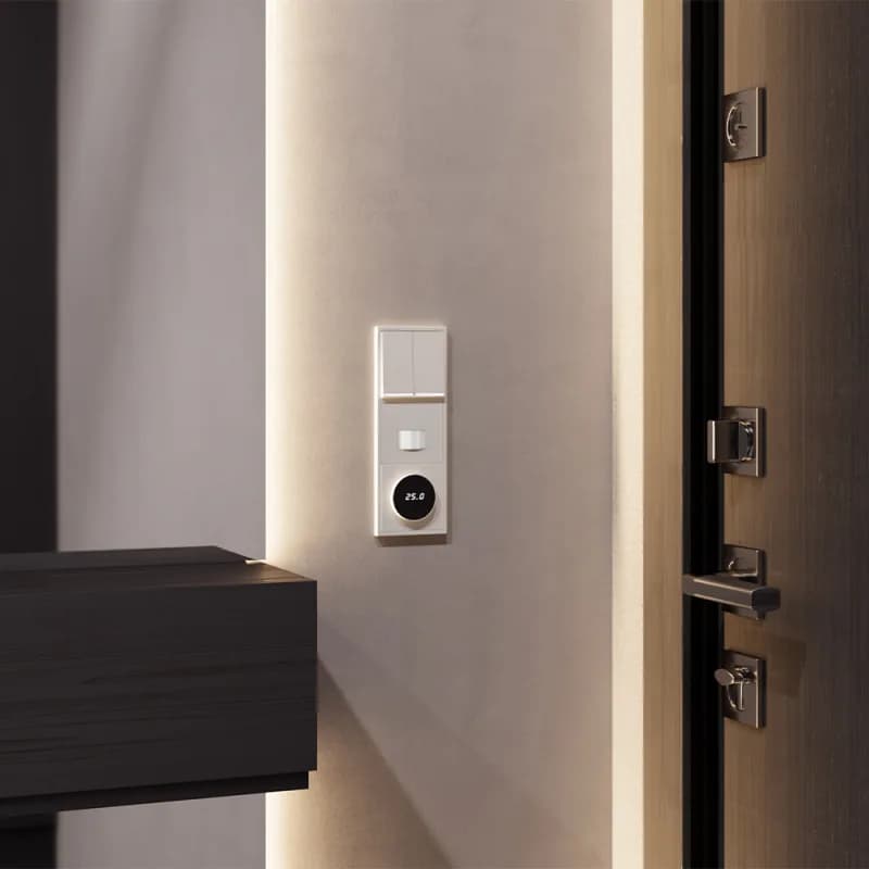 Клавиши для выключателя/переключателя двухклавишного с подсветкой, S70 (хлопок)