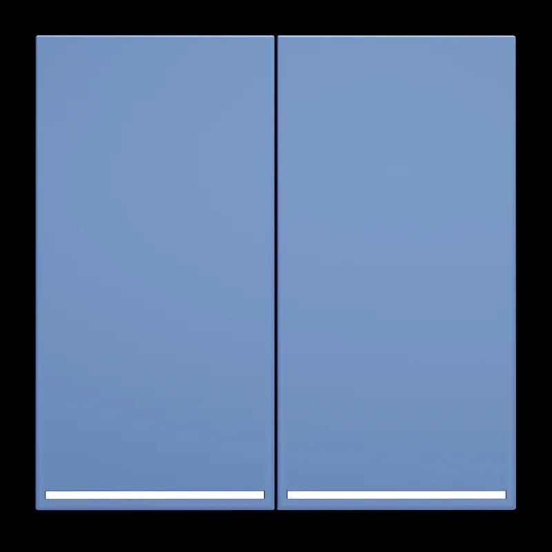 Клавиши для выключателя/переключателя двухклавишного с подсветкой, S70 (деним)