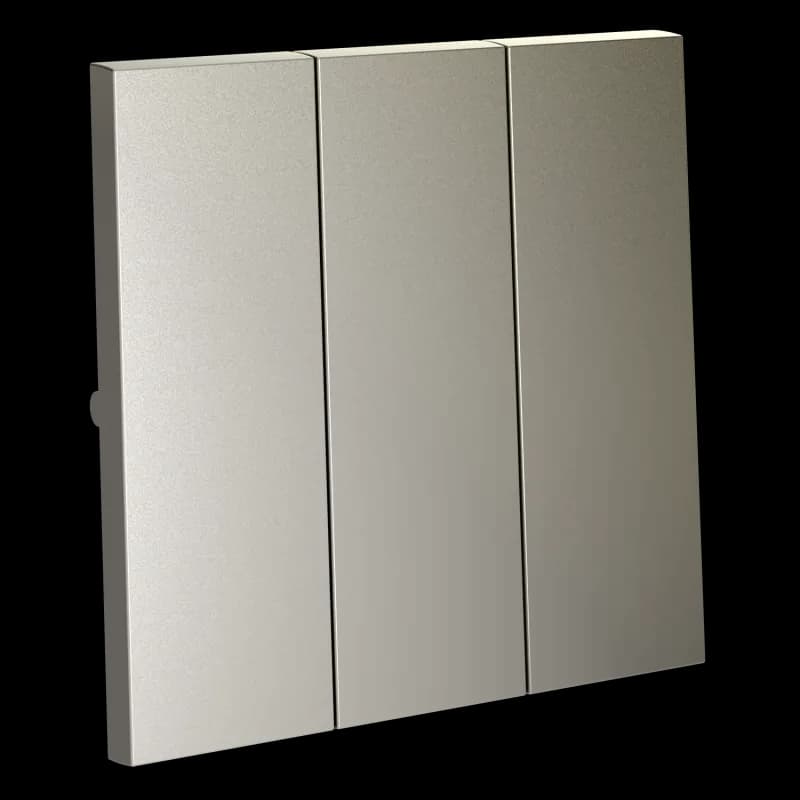 Клавиши для выключателя/переключателя трехклавишного, S70 (шелк)