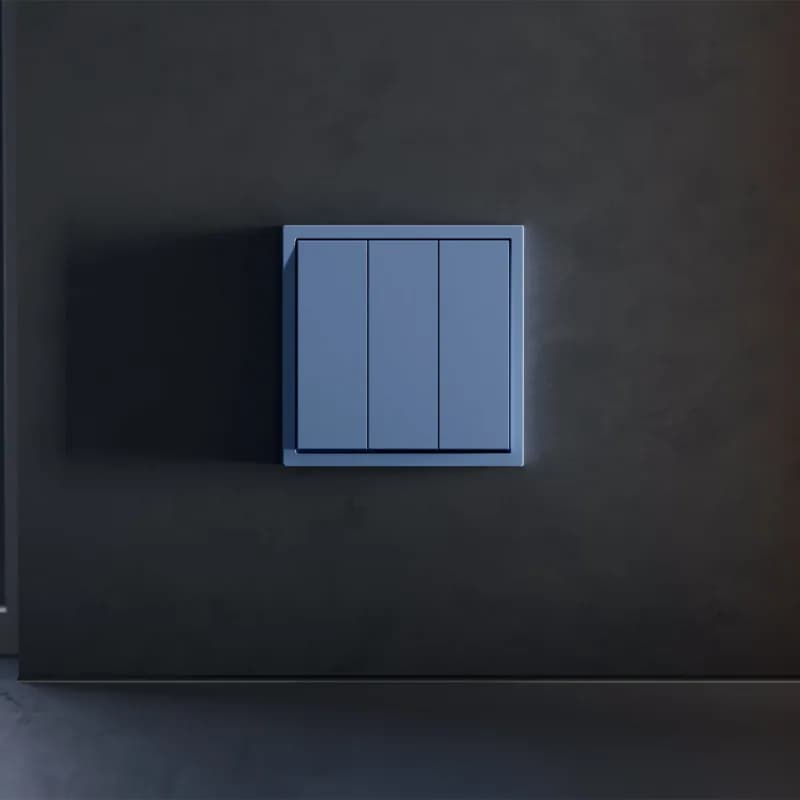 Клавиши для выключателя/переключателя трехклавишного, S70 (деним)