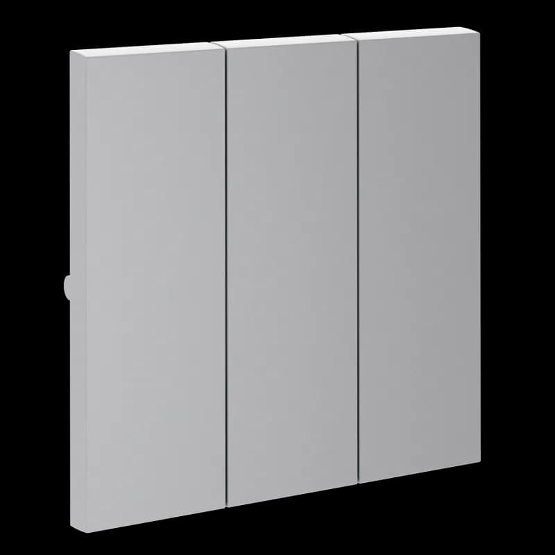 Клавиши для выключателя/переключателя трехклавишного, S70 (серый)