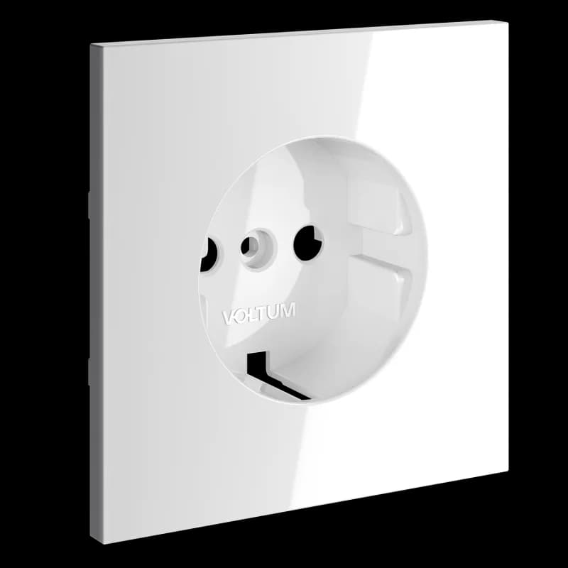 Белый глянцевый