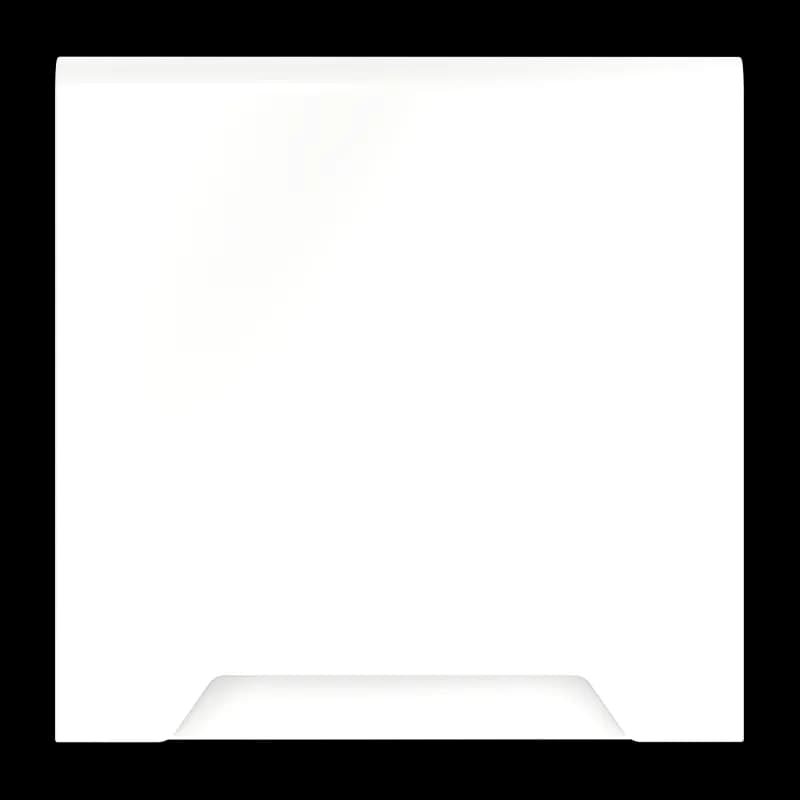 Накладка для розетки с заземлением, защитными шторками и крышкой, S70 (белый матовый)