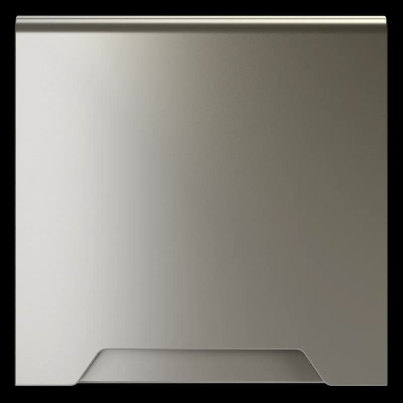 Накладка для розетки с заземлением, защитными шторками и крышкой, S70 (шелк)