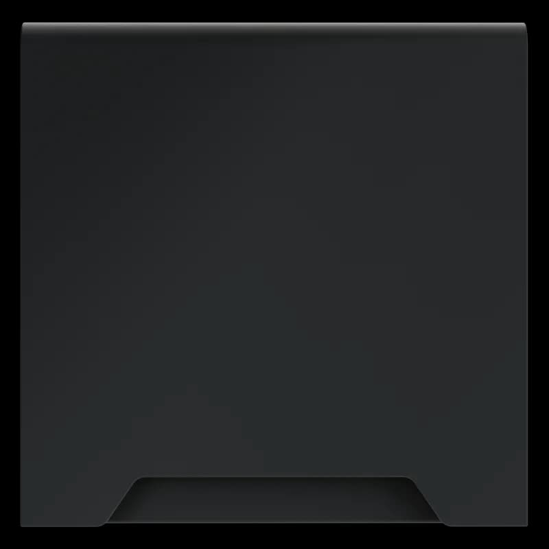 Накладка для розетки с заземлением, защитными шторками и крышкой, S70 (графит)