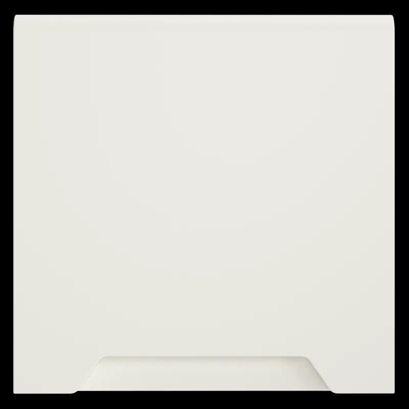 Накладка для розетки с заземлением, защитными шторками и крышкой, S70 (хлопок)