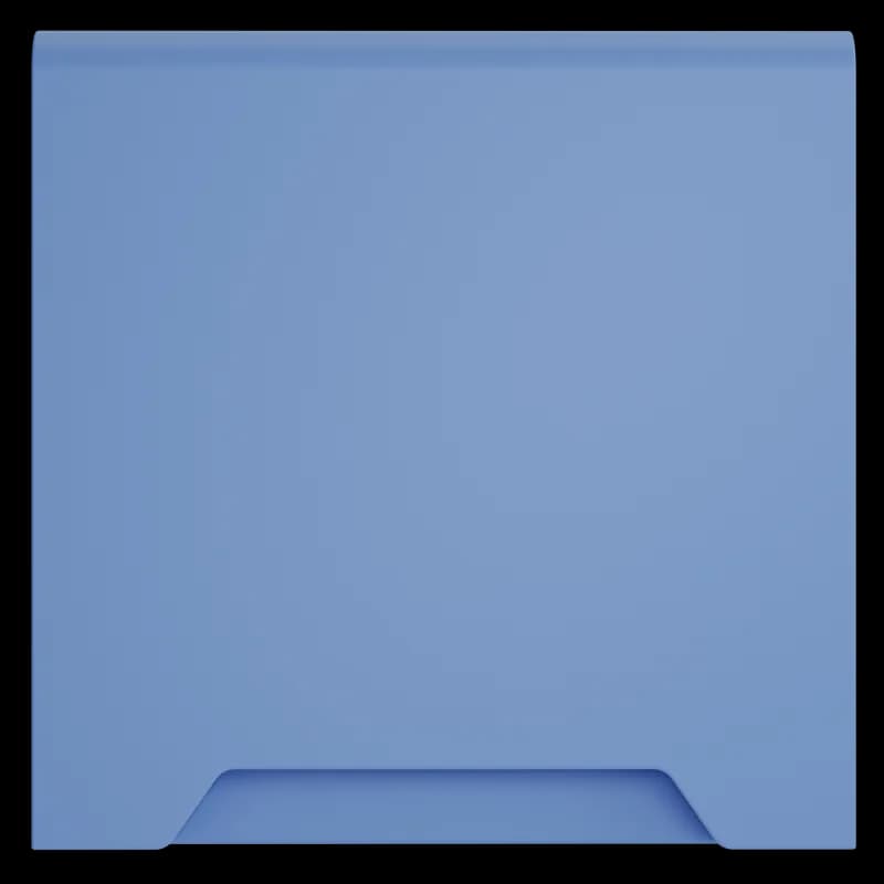 Накладка для розетки с заземлением, защитными шторками и крышкой, S70 (деним)