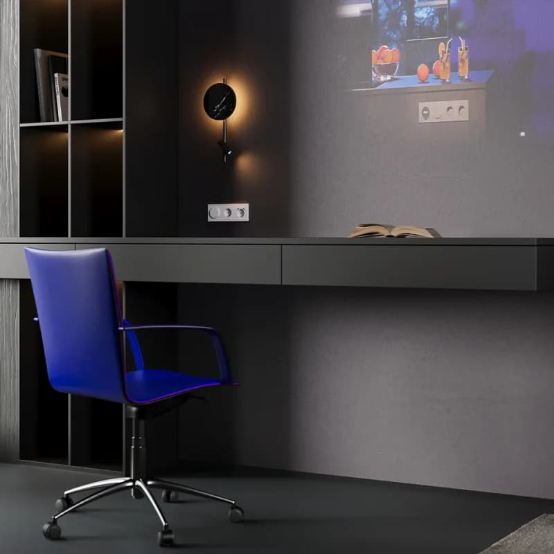 Накладка для розетки с заземлением и защитными шторками, с USB A+A, S70 (серый)