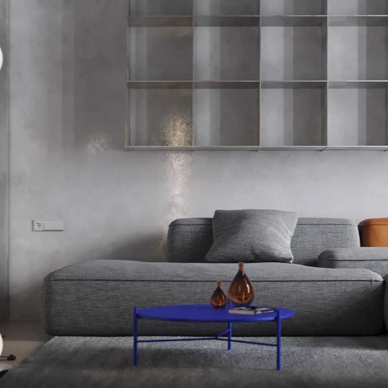 Накладка для розетки с заземлением и защитными шторками, с USB A+C, S70 (серый)