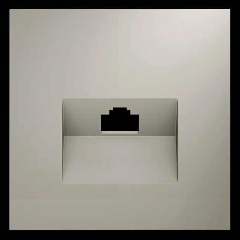 Накладка для розетки компьютерной RJ45 кат.6, S70 (кашемир)