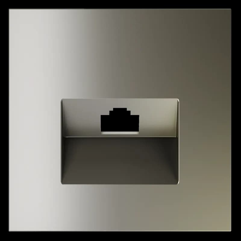 Накладка для розетки компьютерной RJ45 кат.6, S70 (шелк)