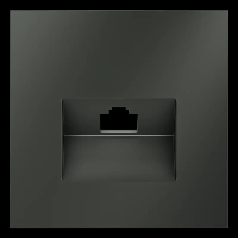 Накладка для розетки компьютерной RJ45 кат.6, S70 (титан)