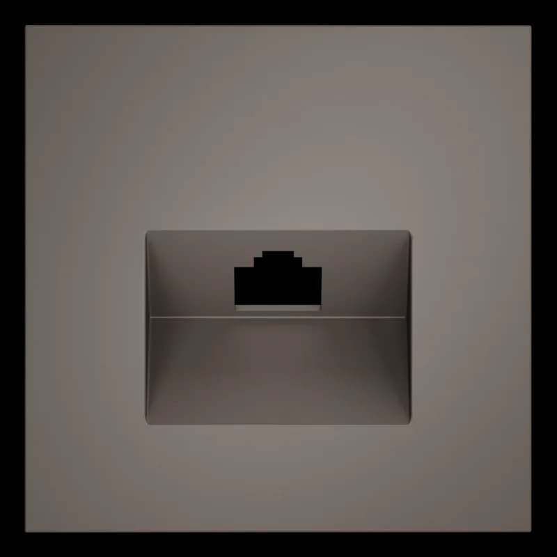 Накладка для розетки компьютерной RJ45 кат.6, S70 (капучино)