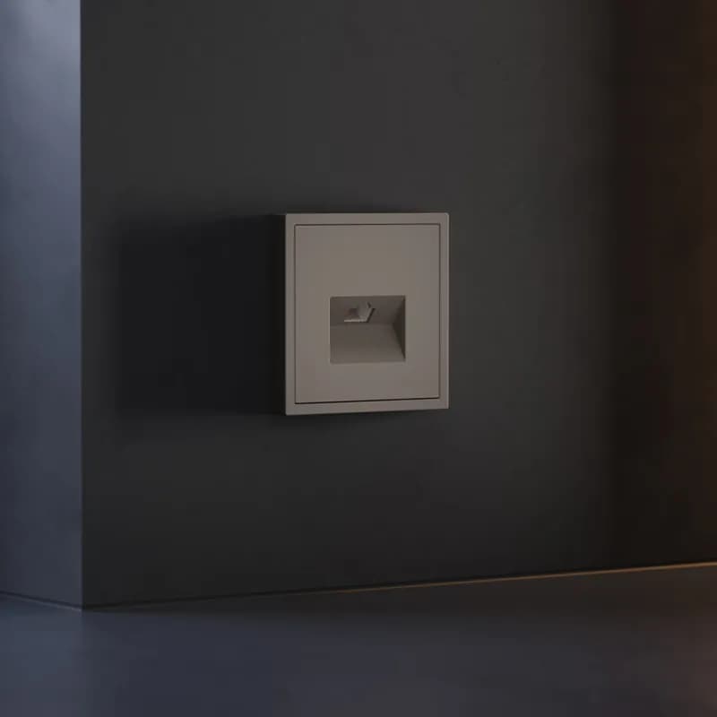 Накладка для розетки компьютерной RJ45 кат.6, S70 (капучино)