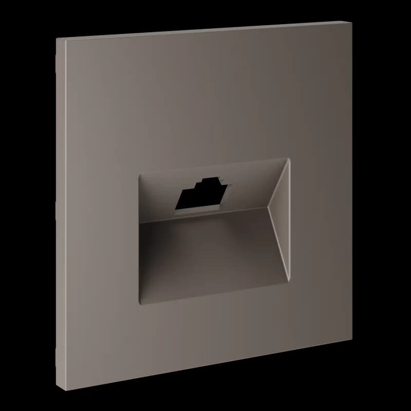 Накладка для розетки компьютерной RJ45 кат.6, S70 (капучино)