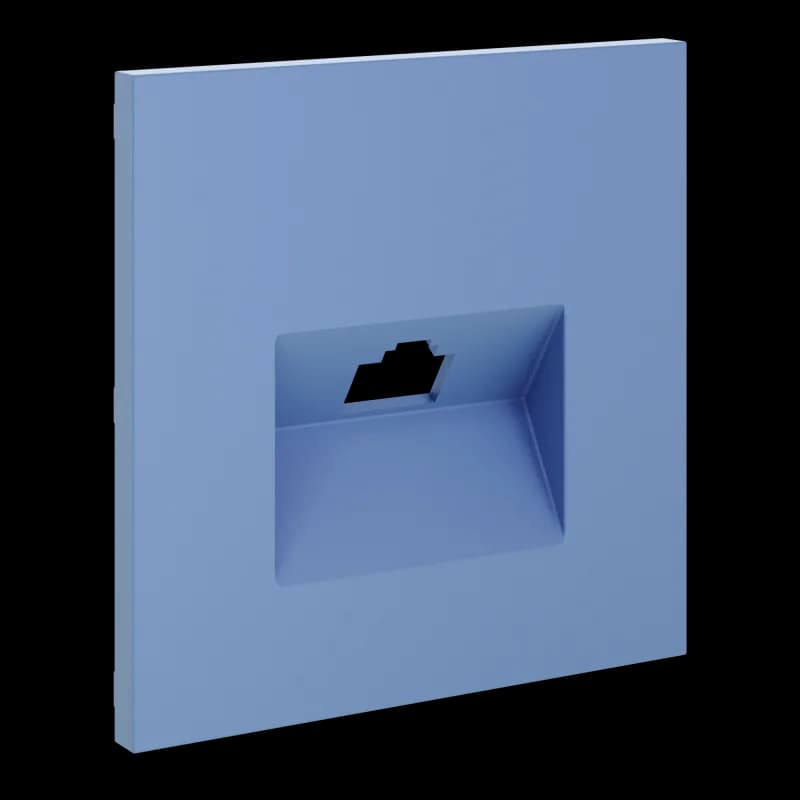 Накладка для розетки компьютерной RJ45 кат.6, S70 (деним)