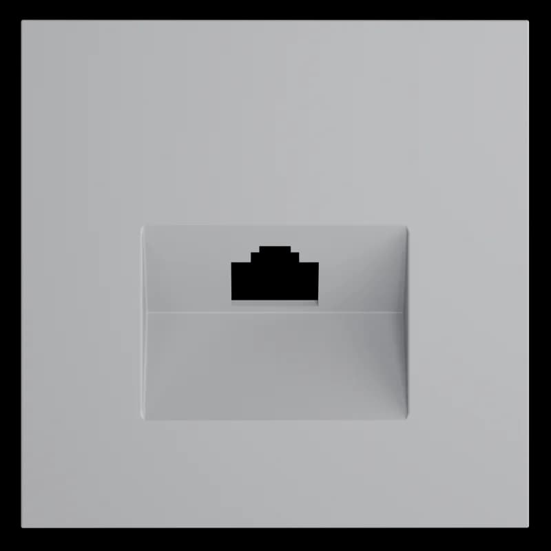 Накладка для розетки компьютерной RJ45 кат.6, S70 (серый)