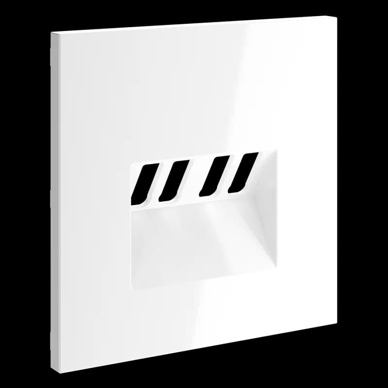 Накладка для розетки акустической 4-местной , S70 (белый глянцевый)