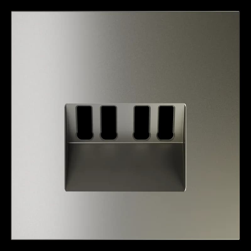 Накладка для розетки акустической 4-местной , S70 (шелк)