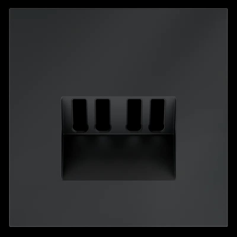 Накладка для розетки акустической 4-местной , S70 (графит)