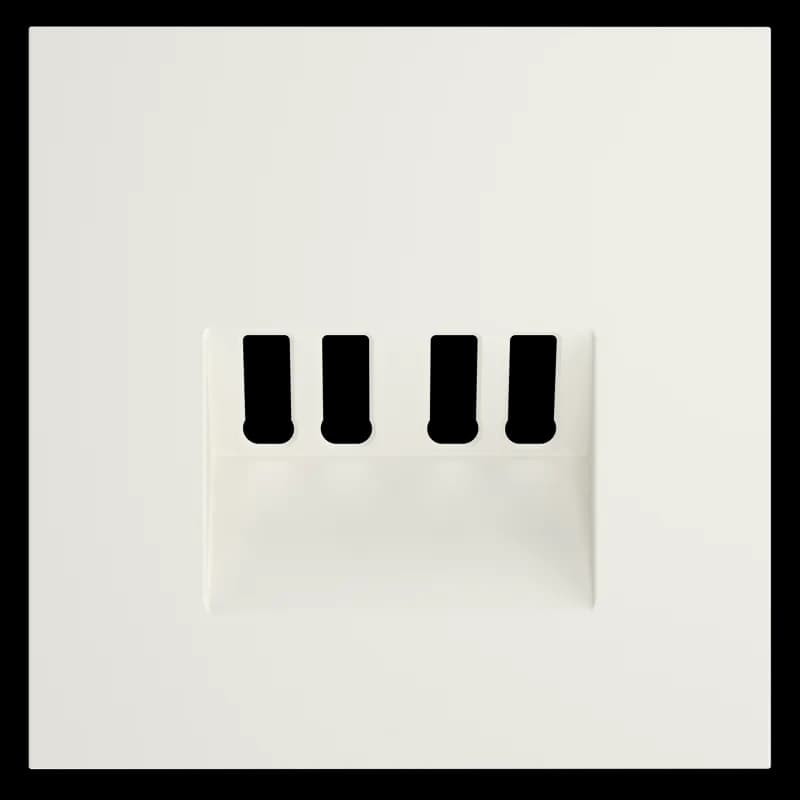 Накладка для розетки акустической 4-местной , S70 (хлопок)