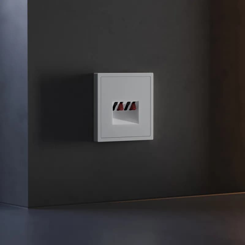 Накладка для розетки акустической 4-местной , S70 (серый)