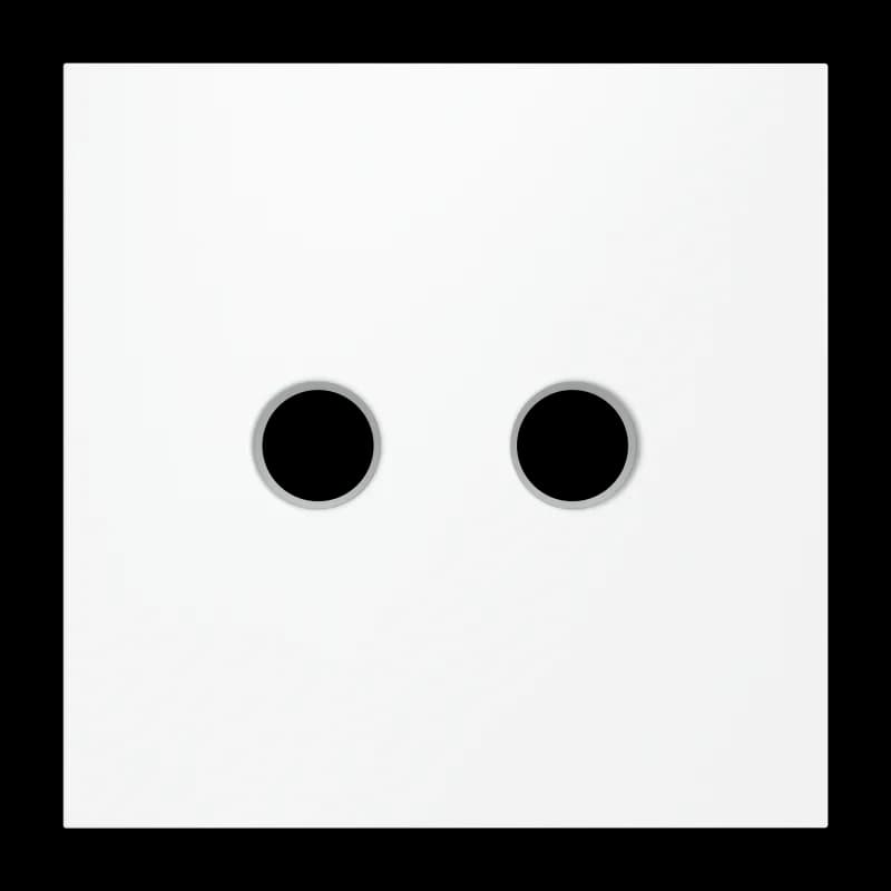 Накладка для розетки телевизионной оконечной TV+SAT, S70 (белый матовый)