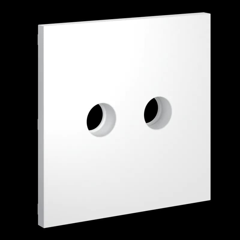 Накладка для розетки телевизионной оконечной TV+SAT, S70 (белый матовый)