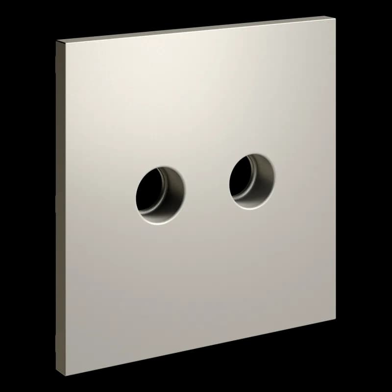 Накладка для розетки телевизионной оконечной TV+SAT, S70 (кашемир)