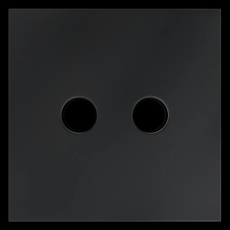 Накладка для розетки телевизионной оконечной TV+SAT, S70 (графит)