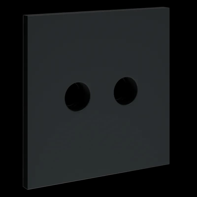 Накладка для розетки телевизионной оконечной TV+SAT, S70 (графит)