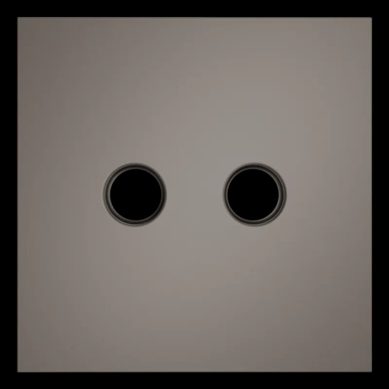 Накладка для розетки телевизионной оконечной TV+SAT, S70 (капучино)