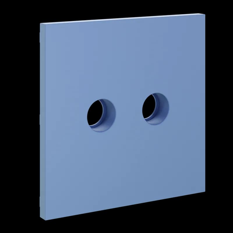 Накладка для розетки телевизионной оконечной TV+SAT, S70 (деним)