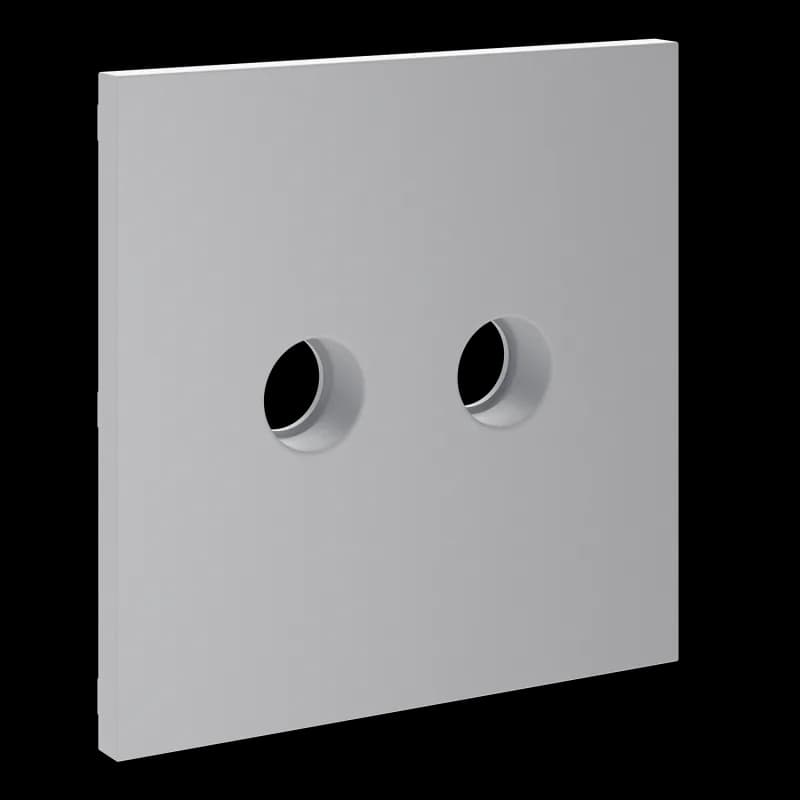 Накладка для розетки телевизионной оконечной TV+SAT, S70 (серый)