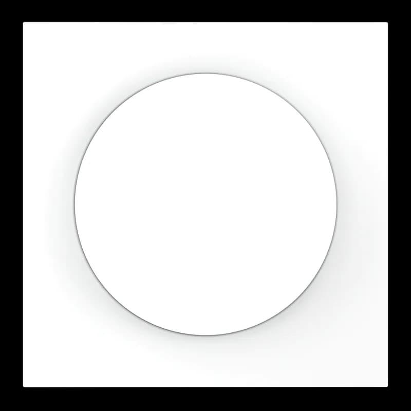 Накладка для светорегулятора поворотно-нажимного, S70 (белый матовый)