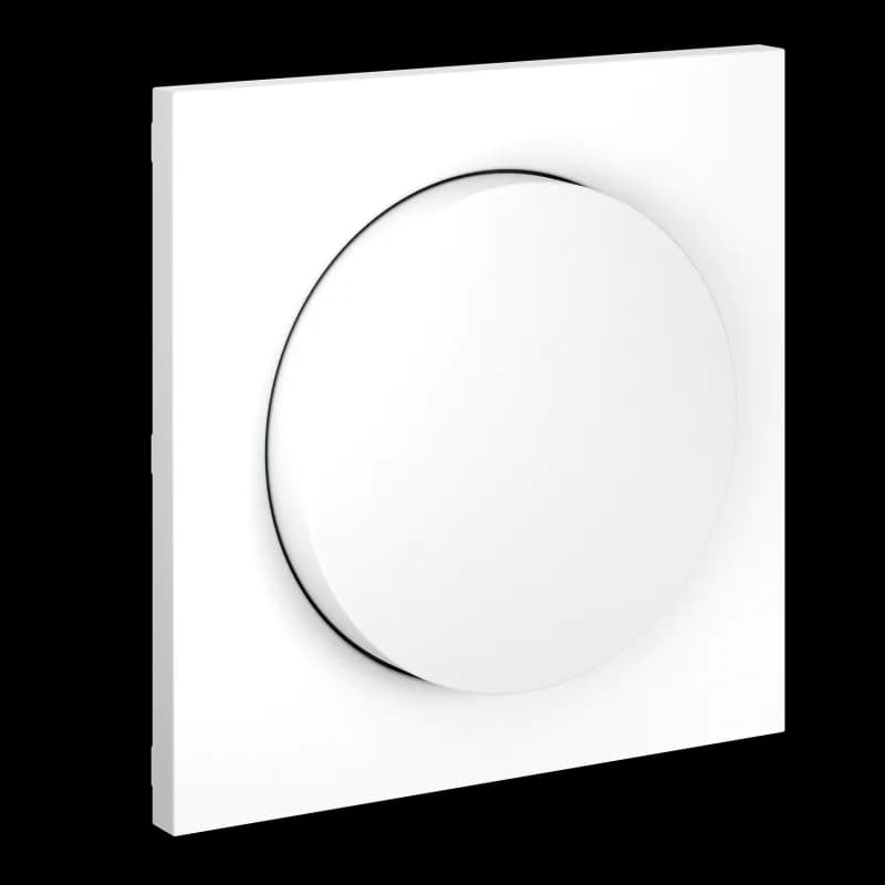 Накладка для светорегулятора поворотно-нажимного, S70 (белый матовый)